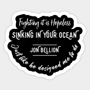 Sinking in Your Ocean Sticker